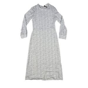 Goop - Citrine Printed Dress in White and Black